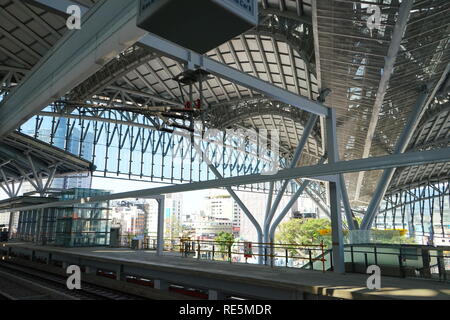 Neue taichung Station. Diese Station wurde in letzter Zeit 2018 errichtet. Stockfoto