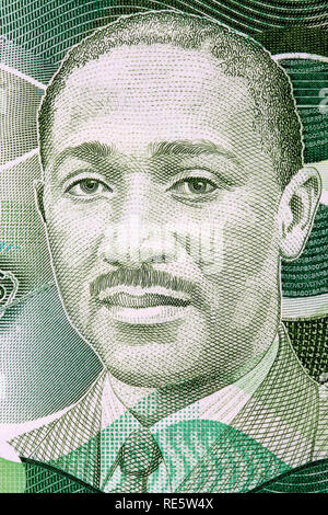 Frank Worrell Portrait von barbadian Dollar Stockfoto