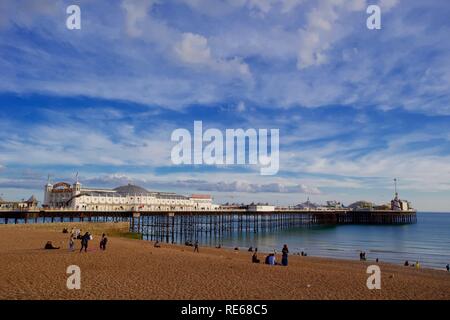 Pier von Brighton, Brighton, East Sussex, England. Stockfoto