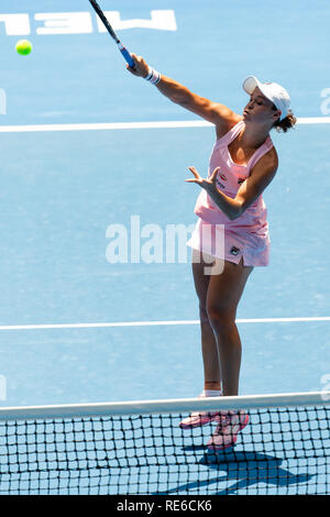 Melbourne, Australien. Jan, 2019 20. Ashleigh Barty aus Australien besiegt Russin Maria Sharapove am Tag 7 bei den Australian Open 2019 Grand Slam Tennis Turnier in Melbourne, Australien. Frank Molter/Alamy leben Nachrichten Stockfoto