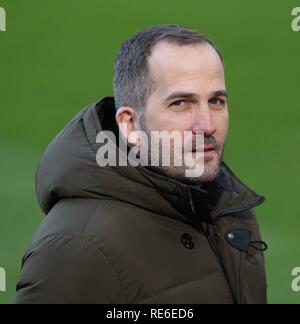 Augsburg, Deutschland. 19 Jan, 2019. firo: 19.01.2019, Fußball, 1.Bundesliga, Saison 2018/2019, FC Augsburg, Fortuna Düsseldorf, Trainer Manuel Baum, FC Augsburg, Augsburg, FCA, die Hälfte Abbildung, | Nutzung der weltweiten Kredit: dpa/Alamy leben Nachrichten Stockfoto