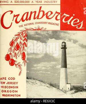 . Preiselbeeren;: die nationalen cranberry Magazin. Preiselbeeren. RVINC ein $ 20.000.000 PRO JAHR INDUSTRIE. APE COD^ EW JERSEY WISCONSIN OREGON WASHINGTON. Bitte beachten Sie, dass diese Bilder sind von der gescannten Seite Bilder, die digital für die Lesbarkeit verbessert haben mögen - Färbung und Aussehen dieser Abbildungen können nicht perfekt dem Original ähneln. extrahiert. Portland, CT [etc. ]: Taylor Pub. Co [etc. ] Stockfoto