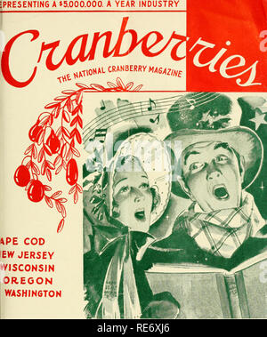 . Preiselbeeren;: die nationalen cranberry Magazin. Preiselbeeren. • Vorlage eines 5.000.000 $. Ein Jahr der Industrie. APE COD EW JERSEY WISCONSIN OREGON WASHINGTON DIES IST DIE JAHRESZEIT ZU SEIN JOLLY) Dezember 1939 20 Cent. Bitte beachten Sie, dass diese Bilder sind von der gescannten Seite Bilder, die digital für die Lesbarkeit verbessert haben mögen - Färbung und Aussehen dieser Abbildungen können nicht perfekt dem Original ähneln. extrahiert. Portland, CT [etc. ]: Taylor Pub. Co [etc. ] Stockfoto