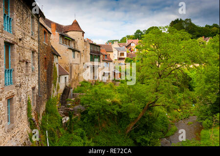 Frankreich, Indre (36), Perpignan Dorf, unten La Gargilesse Fluss Stockfoto