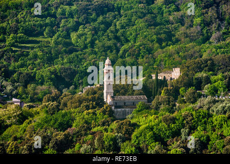 Chapelle St-Martin in Sisco, Cap Corse, Haute-Corse, Korsika, Frankreich Stockfoto