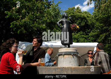 - Viktualienmarkt und Umgebung. München, Deutschland Stockfoto