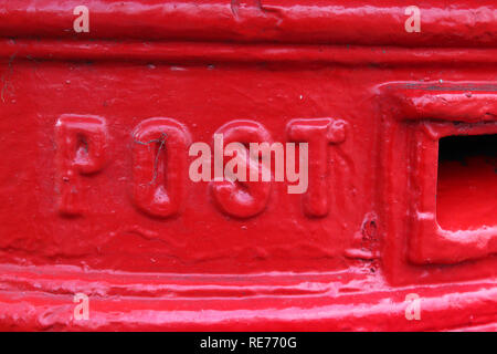 Post Box, close-up Stockfoto