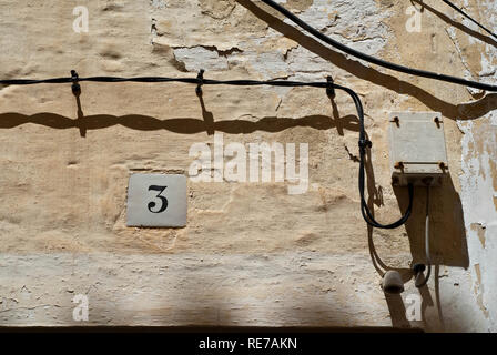 Menorca - 30. Mai: Straße von Ciutadella, Menorca Island, Mai 30,2013 Stockfoto