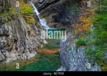 Nationalpark von Ordesa y Monte Perdido, Sobrabe, Aragon. Spanien Stockfoto