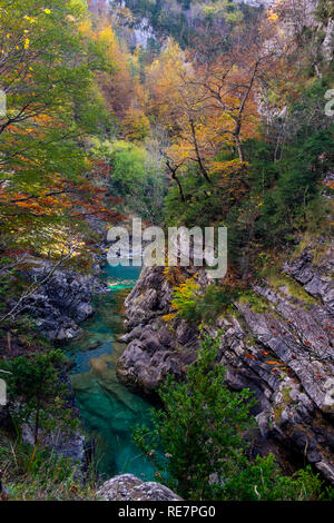 Nationalpark von Ordesa y Monte Perdido, Sobrabe, Aragon. Spanien Stockfoto