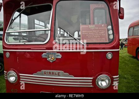 Eine Leyland Tiger Cub single decker Bus an der Oldtimer Rallye, Anglesey Anglesey, North Wales, UK, Mai 2015 Stockfoto