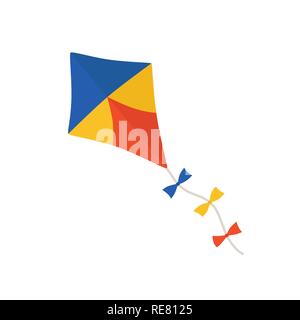 Kite-Symbol. Vector Illustration auf weißem Hintergrund isoliert Stock Vektor