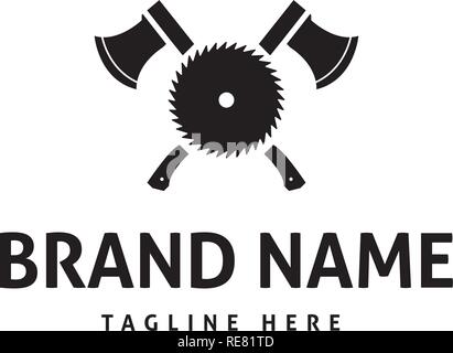 Abstraktes Bild von zwei gekreuzten Achsen vor dem Hintergrund einer gesehen. Stock Vektor