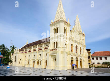 Santa Cruz Cathedral Basilica, Fort Cochin, Kochi, Kerala, Indien Stockfoto