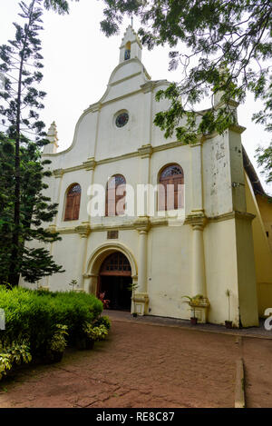 St. Franziskus Kirche, Fort Cochin, Kochi, Kerala, Indien Stockfoto