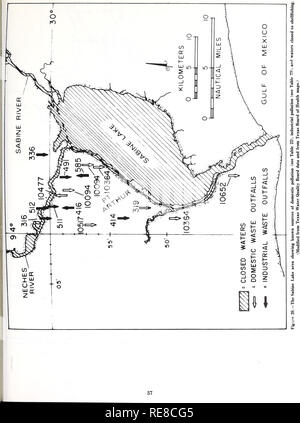. Kooperative Golf von Mexiko Mündungs- bestand und Studie, Texas: Bereich Beschreibung / Richard A. Diener. Ästuare Texas. . Bitte beachten Sie, dass diese Bilder sind von der gescannten Seite Bilder, die digital für die Lesbarkeit verbessert haben mögen - Färbung und Aussehen dieser Abbildungen können nicht perfekt dem Original ähneln. extrahiert. Diener, Richard ein; in den Vereinigten Staaten. National Marine Fischerei Service. Seattle, WA: US Abt. des Handels, der nationalen ozeanischen und atmosphärischen Leitung, National Marine Fischerei Service; Washington, D.C.: für Verkauf durch die Betriebsleiter der Docume Stockfoto