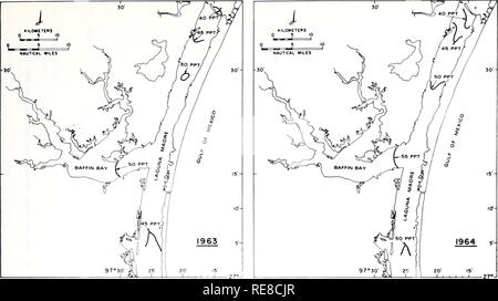 . Kooperative Golf von Mexiko Mündungs- bestand und Studie, Texas: Bereich Beschreibung / Richard A. Diener. Ästuare Texas. . Bitte beachten Sie, dass diese Bilder sind von der gescannten Seite Bilder, die digital für die Lesbarkeit verbessert haben mögen - Färbung und Aussehen dieser Abbildungen können nicht perfekt dem Original ähneln. extrahiert. Diener, Richard ein; in den Vereinigten Staaten. National Marine Fischerei Service. Seattle, WA: US Abt. des Handels, der nationalen ozeanischen und atmosphärischen Leitung, National Marine Fischerei Service; Washington, D.C.: für Verkauf durch die Betriebsleiter der Docume Stockfoto