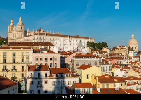 Alfama Skyline, Lissabon, Portugal Stockfoto