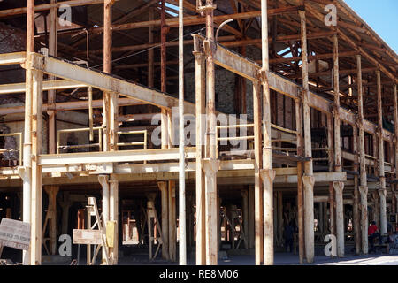 Verlassene Fabrik in Santa Rosalia Mexico Baja California Sur Stockfoto