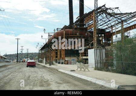 Verlassene Fabrik in Santa Rosalia Mexico Baja California Sur Stockfoto