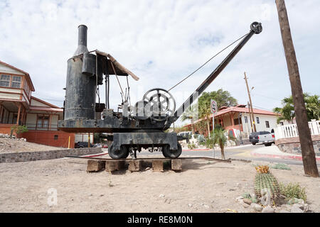 Verlassene Fabrik in Santa Rosalia Mexico Baja California Sur Stockfoto