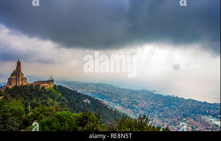 Kirche in Jounieh, Berg Libanon Stockfoto