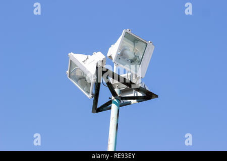 Close up solar Straße Licht Stockfoto