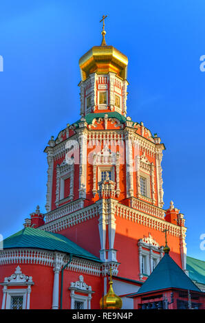 Moskau, Russland - 23. Juni 2018: Tempel der Epiphanie, Erscheinung des Herrn Lane. Stockfoto