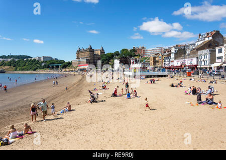 South Bay Beach, Scarborough, North Yorkshire, England, Großbritannien Stockfoto