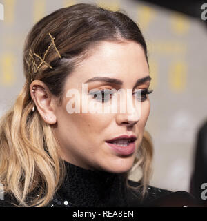 Schauspielerin Blanca Suarez besucht "Tiempo Despues (Zeit nach)' Film Premiere statt im Capitol Kino mit: Blanca Suarez Wo: Madrid, Spanien Wann: 20 Dec 2018 Credit: Oscar Gonzalez/WENN.com Stockfoto