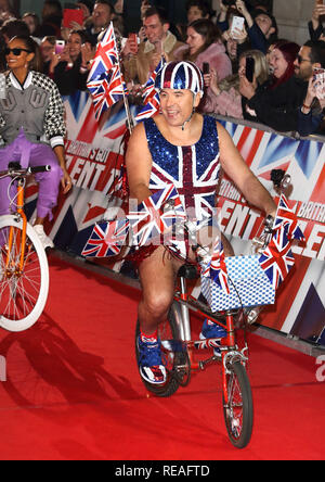 London, Großbritannien. Jan, 2019 20. Richter David Walliams im London Palladium für die Hörproben von Britain's Got Talent TV-Show - Serie 13 gesehen. Credit: Keith Mayhew/SOPA Images/ZUMA Draht/Alamy leben Nachrichten Stockfoto