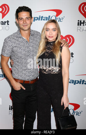 Burbank, CA, USA. Jan, 2019 18. LOS ANGELES - Jan 18: Brunnen Adams, Brandi Cyrus am iHeartRadio Podcast Auszeichnungen auf der iHeartRadio Theater am 18. Januar 2019 in Burbank, CA Credit: Kay Blake/ZUMA Draht/Alamy leben Nachrichten Stockfoto