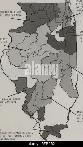 . Erhaltung 2000: Sechs Jahre Bericht. Illinois. Abt. der natürlichen Ressourcen; kritische Trends Assessment Program; Ökosystem Management; Gewässerschutz; Wasserqualität; Wasserscheiden; Erhaltung der natürlichen Ressourcen. IDNR Erhaltung 2000 Ökosystem Administratoren Meg Bushnell 200 West Washington, Tel. (815) 732-9071 Fax megb @ Essex 1, com Jison Beverlin Jubiläum College State Park 13921 West Rte 150, Bnmfield, IL, Tel.: (309) 446-9184 Fax (309) 445 jbeverlinl@dnrma 11 Il. uns Randy Holbrook 4521 Alton Handelskammer Pkwy Tel. (618) 462-1181 Fax (61 Rho lbrook@dnrmail. Zustand. Uci Tracy Evans Stockfoto