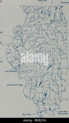 . Erhaltung 2000: Sechs Jahre Bericht. Illinois. Abt. der natürlichen Ressourcen; kritische Trends Assessment Program; Ökosystem Management; Gewässerschutz; Wasserqualität; Wasserscheiden; Erhaltung der natürlichen Ressourcen. stream Restaurierung Blau Wauketu Rner ligRock Heroo Creek Creek Edgar Piinlher Creek den Stream Restaurierung de Zeichen stabil in Lebensraum zu bestimmten Wasserscheide Standorte, wo die Stabilität des gesamten Einzugsgebiet streams System betroffen ist. Die Projekte re-Duce stream Schnitt durch Kanalisierung verursacht und erhöhte wa -'' "ourt Crc &Lt;tershed Stockfoto