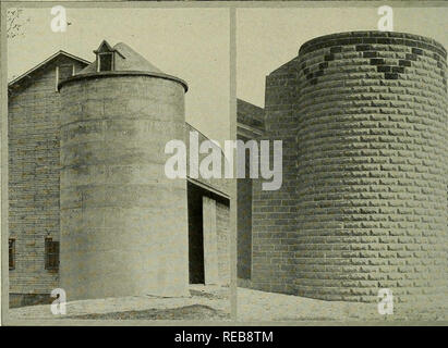 . Beton Silos; eine Broschüre mit praktischen Informationen für den Bauern und den ländlichen Raum an. Beton; Silage. 28 BETONSILOS Silage für Milchkühe Winter Molkereiwesen ist höchst profitabel. Dies gilt vor allem in den nördlichen Staaten, wie Fliegen und andere Schädlinge werden durch das kalte Wetter beseitigt, und es ist einfacher, die wegen des Wetters und das Fehlen von Fliegen Milch kühl und sauber zu halten. In vielen Gemeinden nicht nur, wo ganze Milch ist pro-eingeführt, sondern auch, wo die Milch wird in Molkereien und Käsereien verkauft, winter Molkereiwesen ist gefunden worden, profitabelsten, wenn Silage gefüttert wird. Zu t Stockfoto