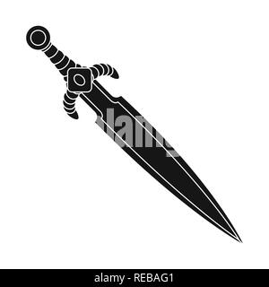 Spanisch, Griff, der Eroberer, Stahl, Silber, Schmuck, Dekoration, Stein, Ruby, Schwert, Dolch, Messer, Waffen, Sabre, mittelalterliche, Spiel, Rüstung, Sharp, Blade, Set, Vector, Icon, Illustration, isoliert, Sammlung, Design, Element, Grafik, Zeichen, Schwarz, einfache, Vektor, Vektoren, Stock Vektor