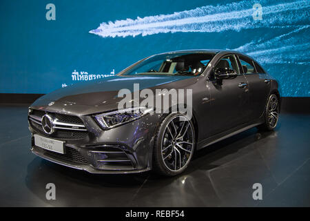 Nonthaburi, Thailand - Dezember 4, 2018: Mercedes Benz CLS53 AMG Motor Expo 2018 vorgestellt Stockfoto