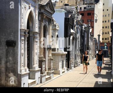 Cementerio de la Recoleta, Friedhof, Buenos Aires, Argentinien Stockfoto