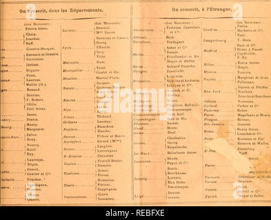 . Comptesrendusheb 1331901 acad.Es NATURELLES. Auf souscrit à Paris, Chez GAUTHIER- VILLARS, Quai des Grnncls-Augiist Ã" lS, N°5". puis ich 835 les Comptes Rendus hebdomadaires paraissent rÃ©guliÃ¨rement le Dimanche. Ils forment, s, l'une par ordre alphabÃ © TIQUE de matiÃ¨res, l'autre par ordre alphabÃ © TIQUE de noms d'Auteurs, termii irt du i" Janvier. Z.f prix I/f l iilmnneinenl est fxe ainsi qn il Suit: Paris: 20 fr. Â EINRICHTUNG partenlenU. 30 fr. Â Union Postale: 34 fi À la fin de l'annÃ©e, deux Volumes in-t". Deux icnt chaque Band. L'abonnement annuel Est. iBLES GÃNÃRALES DES COMPT Stockfoto