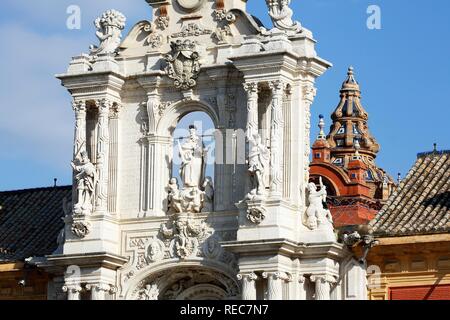 San Telmo, Palast, Palacio de San Telmo, Sevilla, Andalusien, Spanien Stockfoto