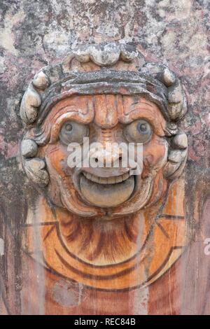 Geschnitzte Figur, Kirche Santa Rosa de Viterbo, historischen Stadt Santiago de Querétaro, UNESCO Weltkulturerbe Stockfoto