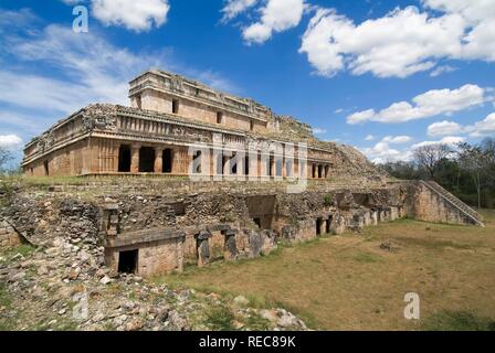 Sayil, Gran Palacio Norte, dem Großen Palast, Yucatan, Mexiko Stockfoto