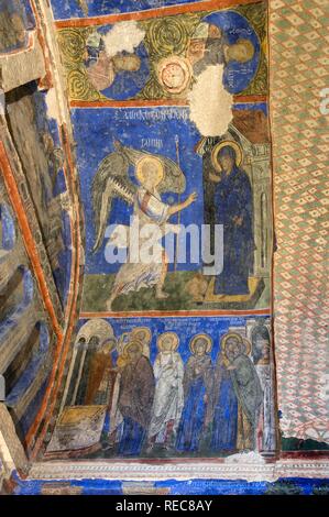 Göreme Nationalpark, UNESCO-Weltkulturerbe, Tokali Kilise oder Schnalle Kirche, Wandmalereien, Göreme, Kappadokien, Türkei Stockfoto