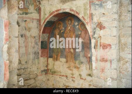 St. Nicholas Kirche, gemalten Fresken, Demre, Myra, Türkei Stockfoto