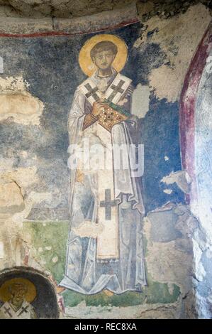 St. Nicholas Kirche, gemalten Fresken, Demre, Myra, Türkei Stockfoto