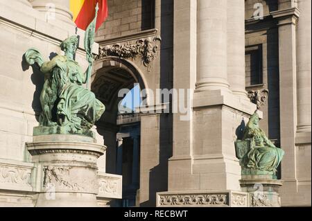Cinquantenaire Arcade, Brüssel, Brabant, Belgien, Europa Stockfoto