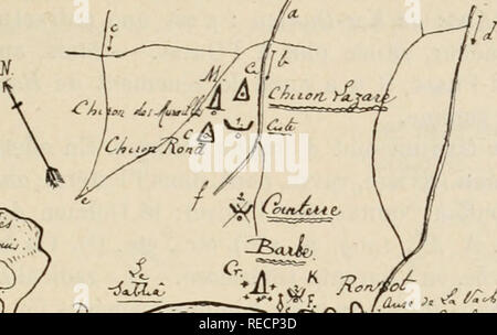 . Compte Rendu. Wissenschaft; Wissenschaft - Kongresse. M. BAUDOUIN. Ââ CROMLECH DE BARBE, Ile d'Yeu (V.). 281 dentale de l'Ile d'Yeu, entre Ã ¯ Anse du SabliÃ¢ et le Vieux-chÃ¢teau;il entsprechen à une Anse du mÃªme nom, En-face-les Ours du Château [Abb. I). Bitte beachten Sie, dass diese Bilder sind von der gescannten Seite Bilder, die digital für die Lesbarkeit verbessert haben mögen - Färbung und Aussehen dieser Abbildungen können nicht perfekt dem Original ähneln. extrahiert. Association franaise pour l'avancement des Sciences. Paris, Sekretariat de lAssociation Stockfoto