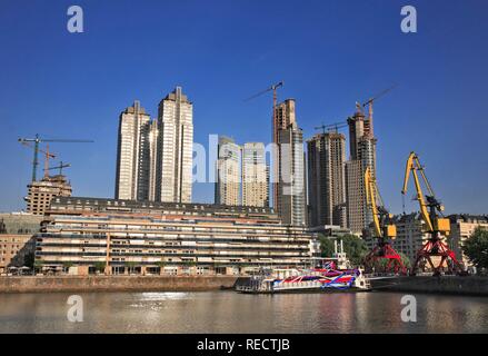 Puerto Madero Bezirk, Buenos Aires, Argentinien, Südamerika Stockfoto