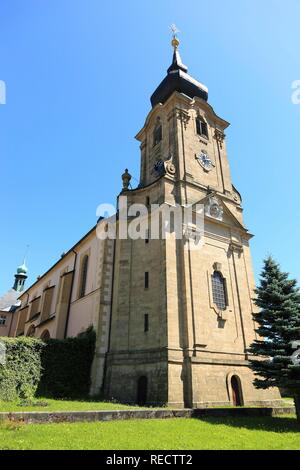 Marienweiher Kloster, Wallfahrtskirche, Landkreis Kulmbach, Oberfranken, Bayern Stockfoto