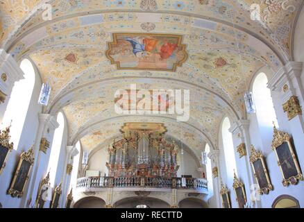 Marienweiher Kloster, Wallfahrtskirche, Landkreis Kulmbach, Oberfranken, Bayern Stockfoto